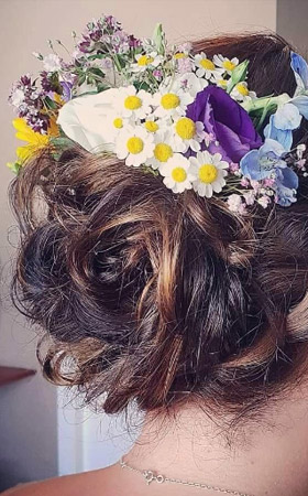 bride hair